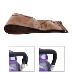 ILSMYSUTRA Protective Cover Handle Dustproof Zipper for Armrest Case Baby Stroller Pram Brown|Strollers & Accessories|Stroller Accessories|Other Stroller Accessories image 2