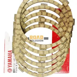 Road Religion Genuine Clutch Plate Set Compatible with RX135/ RXG135 (Genuine - 6 pcs) image 1