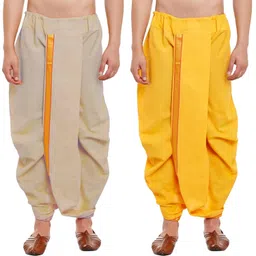 crystal revenue Ready to Wear Mahraj Dhoti for men (Elastic Readymade Dhoti Pant) image 1