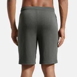 Jockey AM14 Men's Super Combed Cotton Rich Straight Fit Shorts with Zipper Pockets image 3