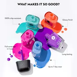 SUGAR Cosmetics Tip Tac Toe Nail Lacquer Classic | Long-lasting, 100% Chip-resistant & Glossy Finish | 10ml - 05 Social Sepia image 4