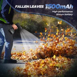 Saker Compressed Air Blower Handheld Jet Dry Blower Fan Cleaner,Upgraded Adjustable Wind Speed Portable Dust Cleaner for Drying,Cleaning,Camping,2 Batteries 180000 RPM image 2