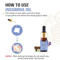 core & pure Insomnia Oil- Helps in Better Sleep, Anxiety, Tension & Relaxation |Sandalwood, Lavender, Vetiver Essential Oils- Activates Natural Melatonin Secretion, Effective Substitute to Pills |5ml image 4