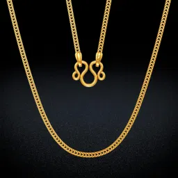 joyalukkas 22k (916) Purity BIS Certified Dazzling Gold Chain For Women image 4