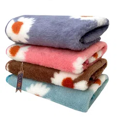 CLUZE Microfiber Face Towel/Handkerchief for Kids/Women/Girls - Baby Shower Gift - Super Soft, Absorbent Hanky (Floral Print) (Set of 12pc) image 4