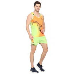 bw: beatwide Beatwide Men's Track And Field Jersy Set | Running Sandoo Set PMC Polyester Mix Running Kit And Running Vest Sandoo Set -Workout Set, Gym Wear, Running Wear,For Men's image 4