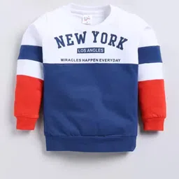 icepie Kids Cotton Casual Cute & Elegant New York Printed Clothing Set- Full Sleeve T-Shirt And Trousers For Infants/Childs/Baby Boys (in Multicolor, Pack of 1) image 3