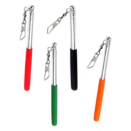 Telescopic Handheld Flagpole Portable Tour Guide Flag Pole for Festival Red|Home & Garden | Yard, Garden & Outdoor Living | Garden Decor|1 Telescopic Handheld pole image 2