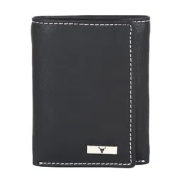 napa hide Black Leather Men's Wallet (NPH) (BLACK1) image 1