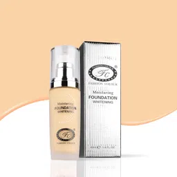 Fashion Colour Moisturing Matte Foundation Whitening | Foundation For Dry Skin | Full Coverage Blendable | Normal To Oily Skin | (Rose Ivory, 40ML) image 2