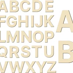 LET'S DIY 12-inch MDF Wooden Upper Case Alphabet S Letters - Perfect for Home Wall Decor, Crafts, and Artistic Projects | Versatile Cutouts for Lippan Art, Resin Work, Pyrography, and Beyond image 5