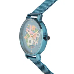 teal by chumbak Round Dial Analog Hand Watch for Women | Ladies Ghadi | Gifts for Women/Girls/Ladies | Stylish Fashion Watch for Casual/Work image 3