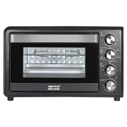 american micronic AMERICAN MICRONIC®-36 Litre Oven Toaster Griller, 250C Max Temperature, 2000W Power with Rotisserie, Convection, Dual Thermostat, 120M timer & Double Glass Door, Inner Light (Black)-AMI-OTG-36LDx image 1