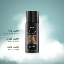 RIYA BINDAS MANIA | 150 ml Deo for Men | Aromatic Woody Spicy Scent | Scent of Swag | Men Perfume Body Spray | Pack of 2 (150 ml Each) image 5