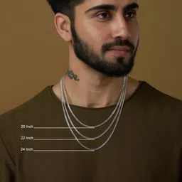 lecalla Solid 925 Sterling Silver BIS Hallmarked Italian 3.5mm Diamond Cut Cuban Link Curb Chain Necklace for Men and Women 20 Inches image 3