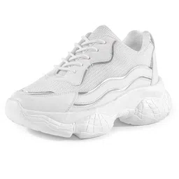 vendoz Women Black Casual Stylish Sneakers image 1