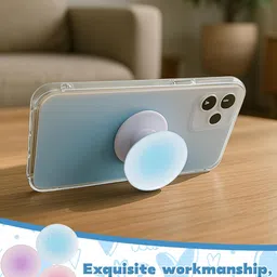 carthome 3PCS Phone Grip for Phone, 3Color Phone Grip, Scalable Base Grip, Mobile Socket Grips for Smartphones Phone (Pink/Blue/Purple) image 4