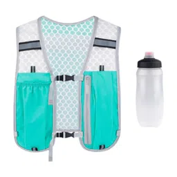 SECRET DESIRE Creations Running Hydration Vest Runner Rucksack Breathable for Jogging Outdoor Riding Blue image 1