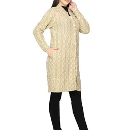 hautemoda Womens Woollen Long Sweater Cardigan image 3