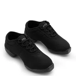 capezio Canvas Dance Sneaker,Black,9.5 M US image 2