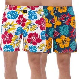 benova Cotton Boxer Shorts for Men, Breathable, Comfortable & Lightweight (Pack of 2) image 2