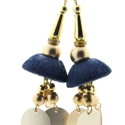 shining star Trendy & Ethnic Women's Silk Thread Ethnic Work Dome shaped Hanging Latkan for Saree, Sareepallu, Blouse Dupatta Lehenga, lehengacholi Set of 1 Pairs image 1