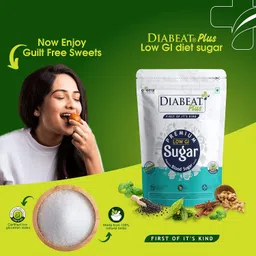 OVERRA HERBALS Diabeat Plus Diabetic Friendly Herbal Cane Sugar Free From Chemical Natural Substitute Without Side Effects Very Safe, Low Glycemic Index (Gi) 500 G Zipper Lock Pouch (Pack Of 3) image 3