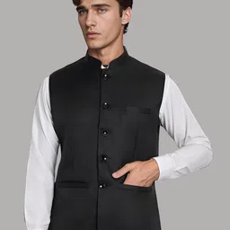 rocksy Nehru Jacket, Modi Koti for Men, Cotton Waistcoat for All Occasion: Diwali, Wedding, Ethnic, Office Party, Formal and casual Look image 4