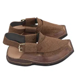 Peshawari Sandal Zalmi For Men (BROWN) image 2