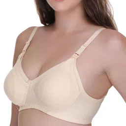 sona Women's Cotton Wire Free Casual Nursing Full Coverage Bra image 3
