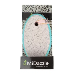 omidazzle Midazzle Oval Shaped Pumice Stone with Grip - Large (White) image 2