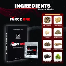 cirkle street Wellness force One Capsule, Health & Immunity for Men, Natural with No Side Effects - Pack of 12 Capsules. image 3