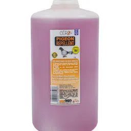 CERO New Herbal Pigeon Repellent for Balcony, Yard, Roof, Repel and Repulse, Unique Water Based Formulation, Better Than Anti Pigeon Spikes, Spray on Floor and Wall Where Bird Sit- 1Ltr image 1