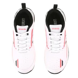 dnine Performer 1 Rubber Studs Cricket Shoes | Black/Red/White | Lightweight & High-Grip Cricket Footwear| Professional Cricket Shoes image 4