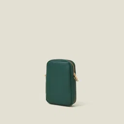 accessorize London Women's Green Slip Pocket Phone Bag image 3