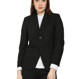 dywer Women's Single Breasted Formal Blazer for College, Office, Uniform image 1