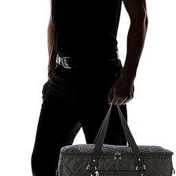 Kuber Industries Polyester 27 Cms Duffle Bag(CTKTC8858_Black) image 2