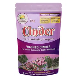 Digital Gardening Washed Cinder for Plants,100% Pure Cinder for Succulents, Roses, Addendums, Agave, Cactus and All Desert Plants 1kg image 1