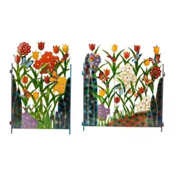 bnf bnf® 2X Garden Trellis Wrought Iron Guardrail Home Palisade Patio DIY | Edging & Borders | Landscaping & Garden Materials | Gardening Supplies | Yard, Garden & Outdoor Living image 3