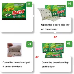 yindella Fly Trap Sticker Paper for HouseFly for Insect in Garden & Farm for Indoor or Greenhouse HouseFly Use (20 pcs) image 5