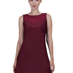 megaska Tummy Control One Piece Swimming Costume with Removable Chest Pads Attached Inner Short Vintage Frock Style Swimsuit Swimwear for Women image 1