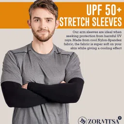 zornitsa UV Sun Protection Cooling Arm Sleeve - Running, Cycling, Cricket, Biking, Riding, Sports image 5