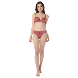 amante Solid Low Rise Three-Fourth Coverage Sheer Luxe Bikini Panty image 5