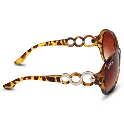 glamorstyl Women's Fashion Sunglasses - Wrap Frame | Trendy Stylish Sun Glasses | UV Protection| Women's Sunglasses| Fashion Shades | Stylish sun glasses for Women | Oversize | Light weight image 3