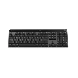 JLab Epic Mechanical Wireless Keyboard, Black, 108 Keys, Bluetooth or USB Wireless Dongle, Multi-Device Toggle, Backlit Mechanical Keys, Smart Media Knob, Custom User Profiles, Rechargeable (1 Pack) image 1