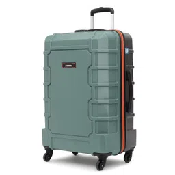 uppercase Arbor 74cm (Large)| Check-in Trolley Bag| Spinner Hardsided Luggage| Secure Combination Lock| Scratch Resistant| Mesh ConviPack| Suitcase for Men & Women| 2000 Days Warranty(Green) image 1