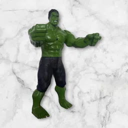 TINYKAD Hulk Man Action Figure | Super Hero Toys and Figures for Kids of Ages 3+ | 10 inch Scale Figurine with Light on Chest | Combo Pack for Kids | Goodie Bag and Keychain| Combo Gift image 5