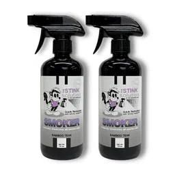 Smokers Odor Eliminating Spray Completely removes Smoke Odors. Proven Formula Using OAM Technology That Safely removes Odors for Good. - Pleasant Bamboo Teak Scent- 2 16 oz Bottles image 1