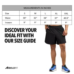 boldfit Shorts for Men Solid Men Shorts Regular Fit Gym Shorts for Men Workout Yoga Outdoor All Day Shorts for Men All Season Wear Cotton Poly Quick Dry Mens Shorts Yoga Shorts image 4