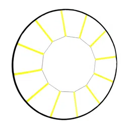 bnf® Sports Agility Ladder Speed Ladder for Foot Exercise Home Gym Outdoor Sports | Team Sports | Soccer | Training Aids image 3